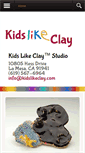 Mobile Screenshot of kidslikeclay.com